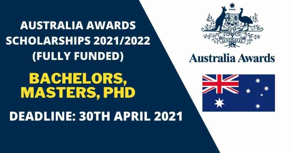 Australia Awards Scholarships 2021-2022 |Fully Funded