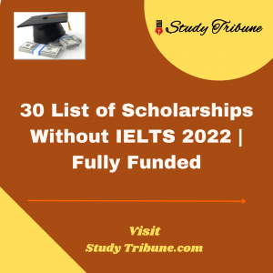 fully funded phd scholarships without ielts