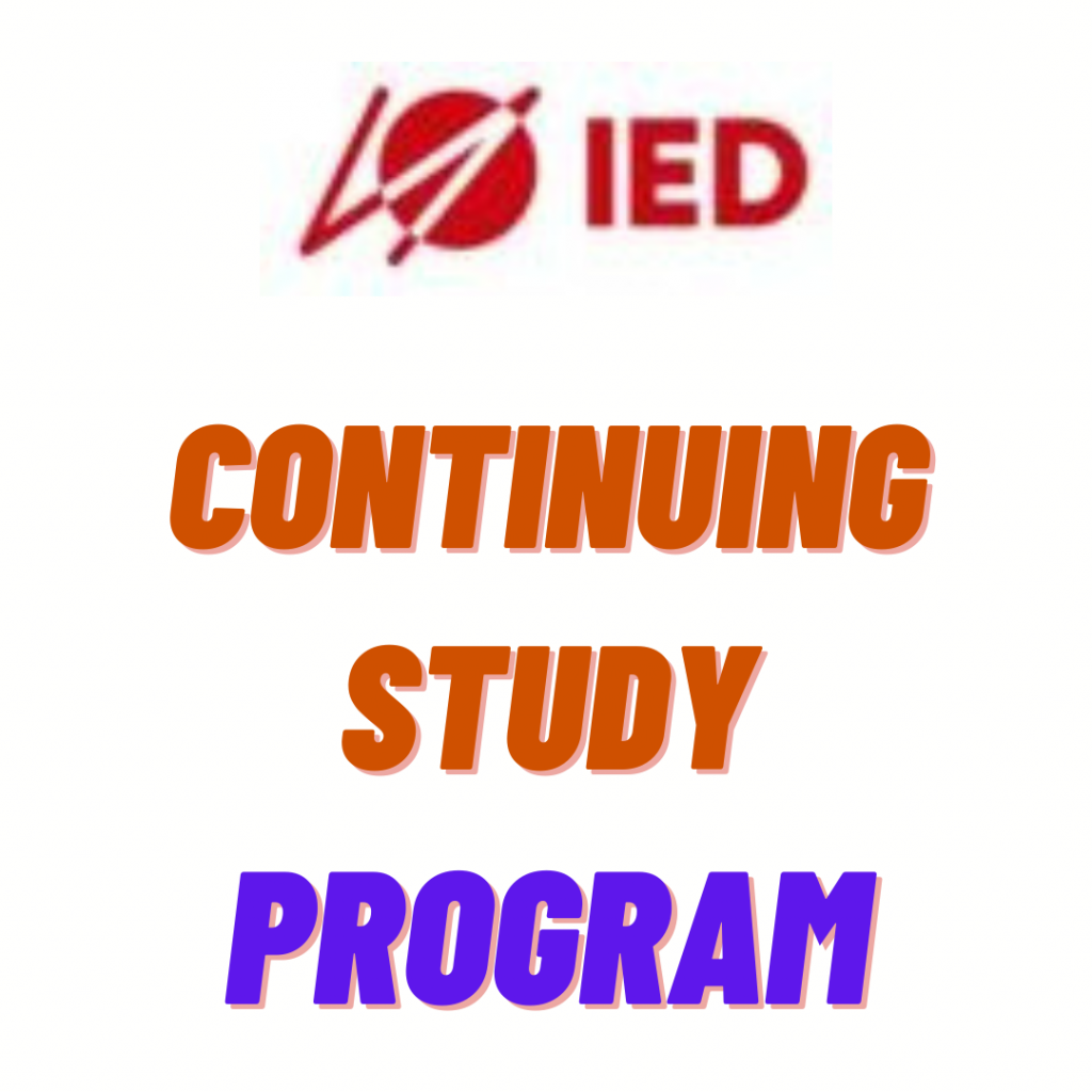 Continuing Study Program: Design for Innovation Strategy
